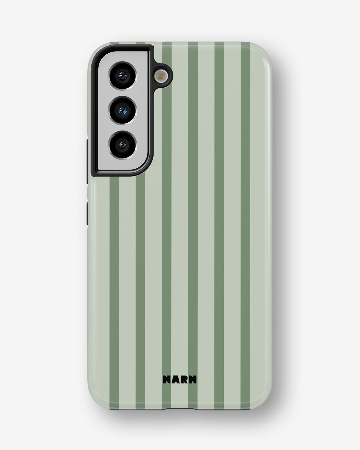 Samsung Galaxy S21 FE Tough Case – Sage Stripes - View 1