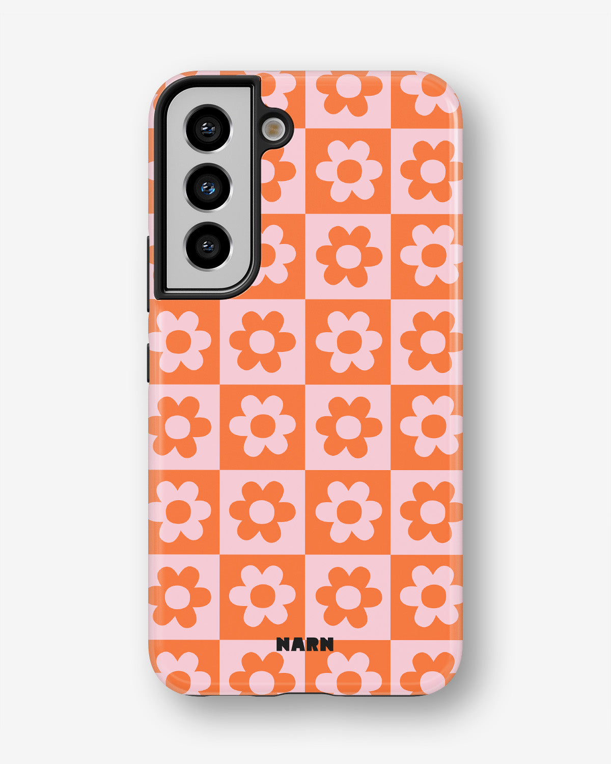 Samsung Galaxy S21 FE Tough Case – Peach Petals - View 1