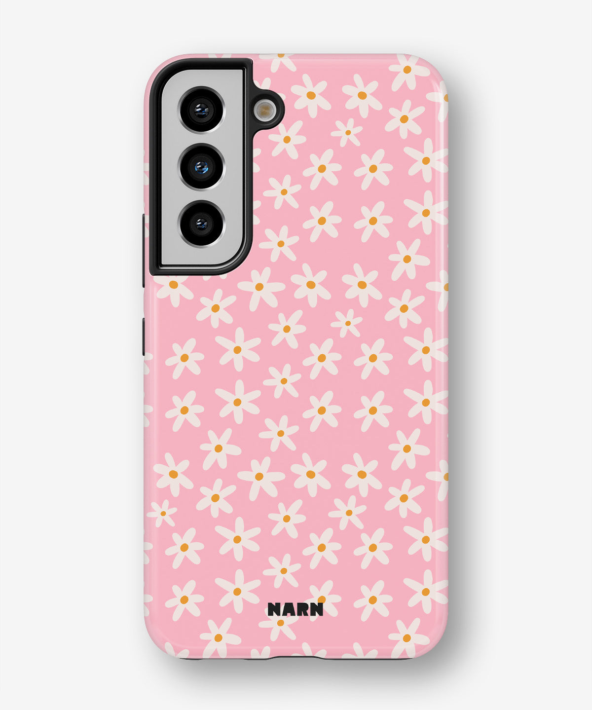Samsung Galaxy S21 FE Tough Case – Pink Daisy - View 1