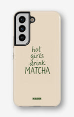 Samsung Galaxy S21 FE Tough Case – Drink Matcha - View 1