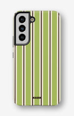 Samsung Galaxy S21 FE Tough Case – Matcha Lines - View 1