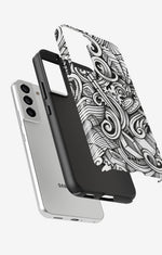 Samsung Galaxy S21 FE Tough Case – Japanese Pattern - View 2