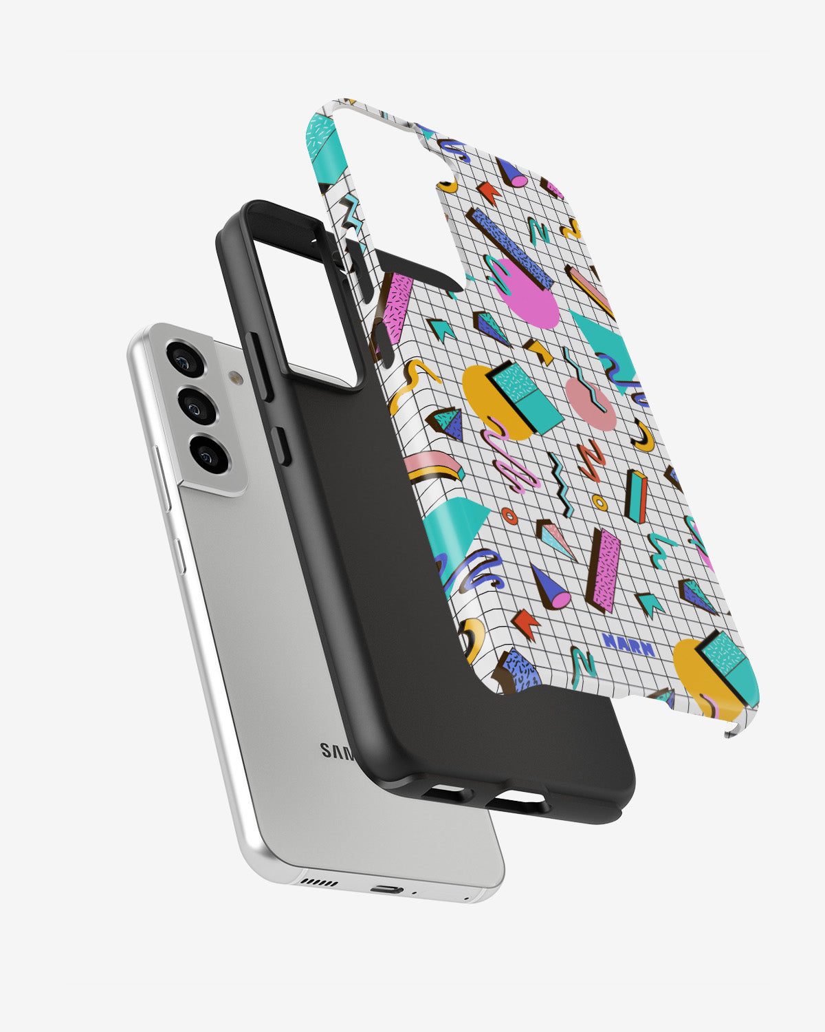 Samsung Galaxy S21 FE Tough Case – 80s Memphis - View 2