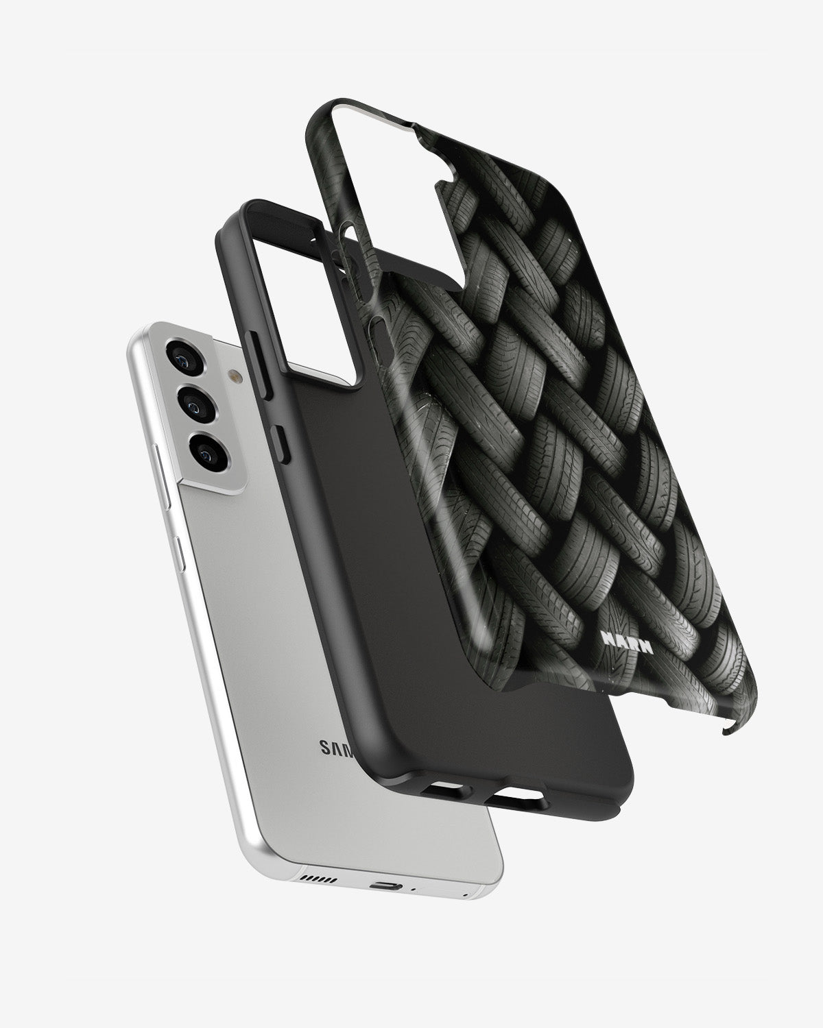 Samsung Galaxy S21 FE Tough Case – Tires Wall - View 2