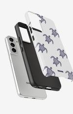 Samsung Galaxy S21 FE Tough Case – Blue Turtles - View 2