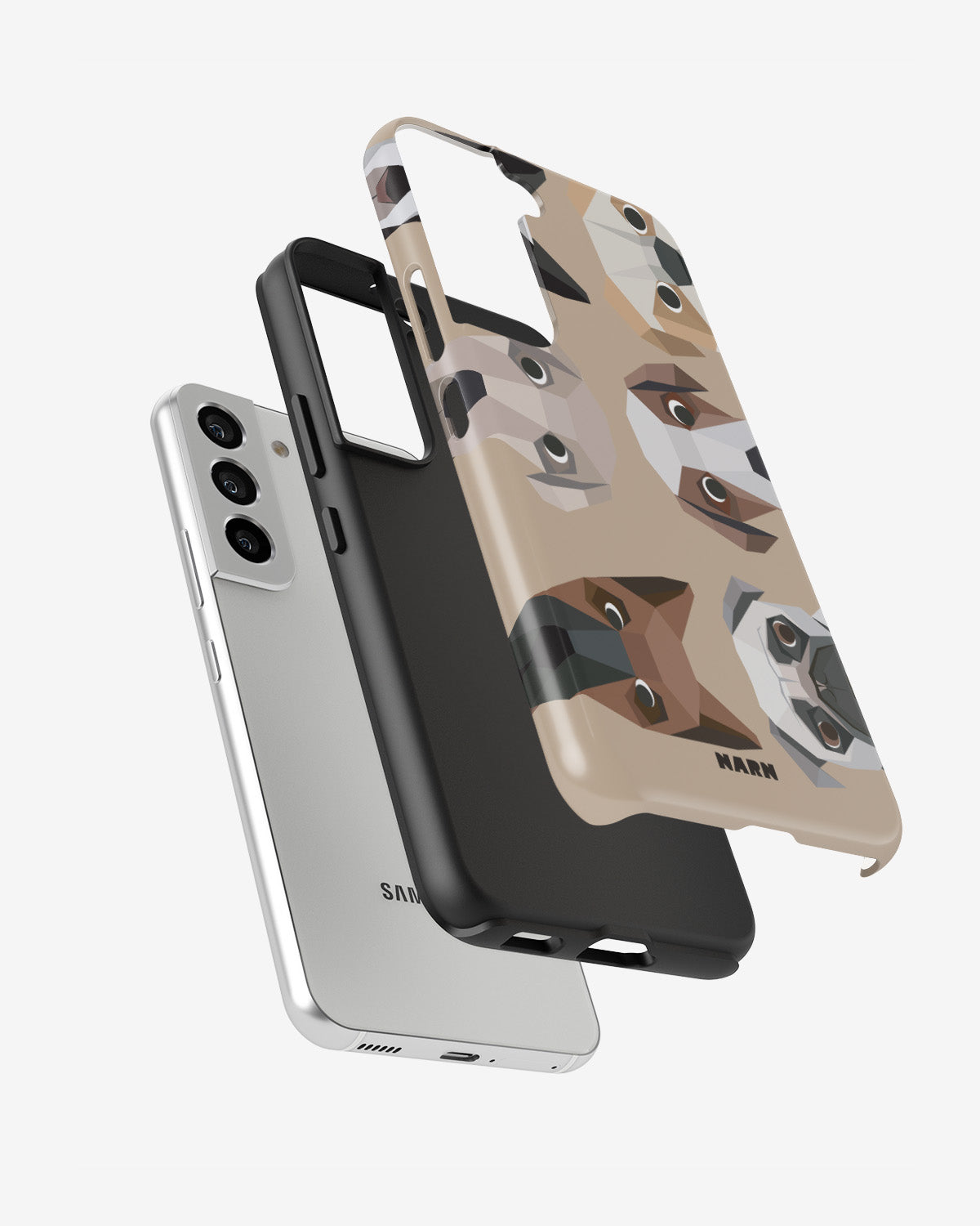 Samsung Galaxy S21 FE Tough Case – Cute Dogs - View 2