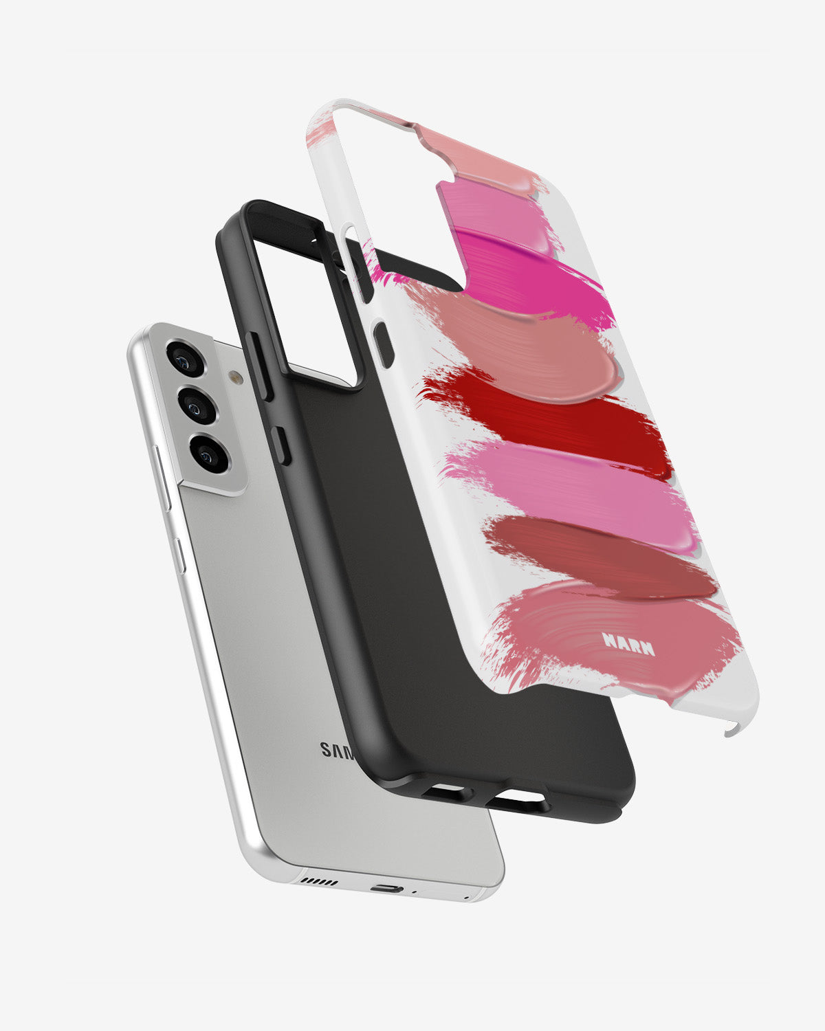 Samsung Galaxy S21 FE Tough Case – Lipstick Smears - View 2