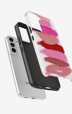 Samsung Galaxy S21 FE Tough Case – Lipstick Smears - View 2