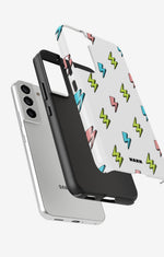 Samsung Galaxy S21 FE Tough Case – Lightning Bolts - View 2