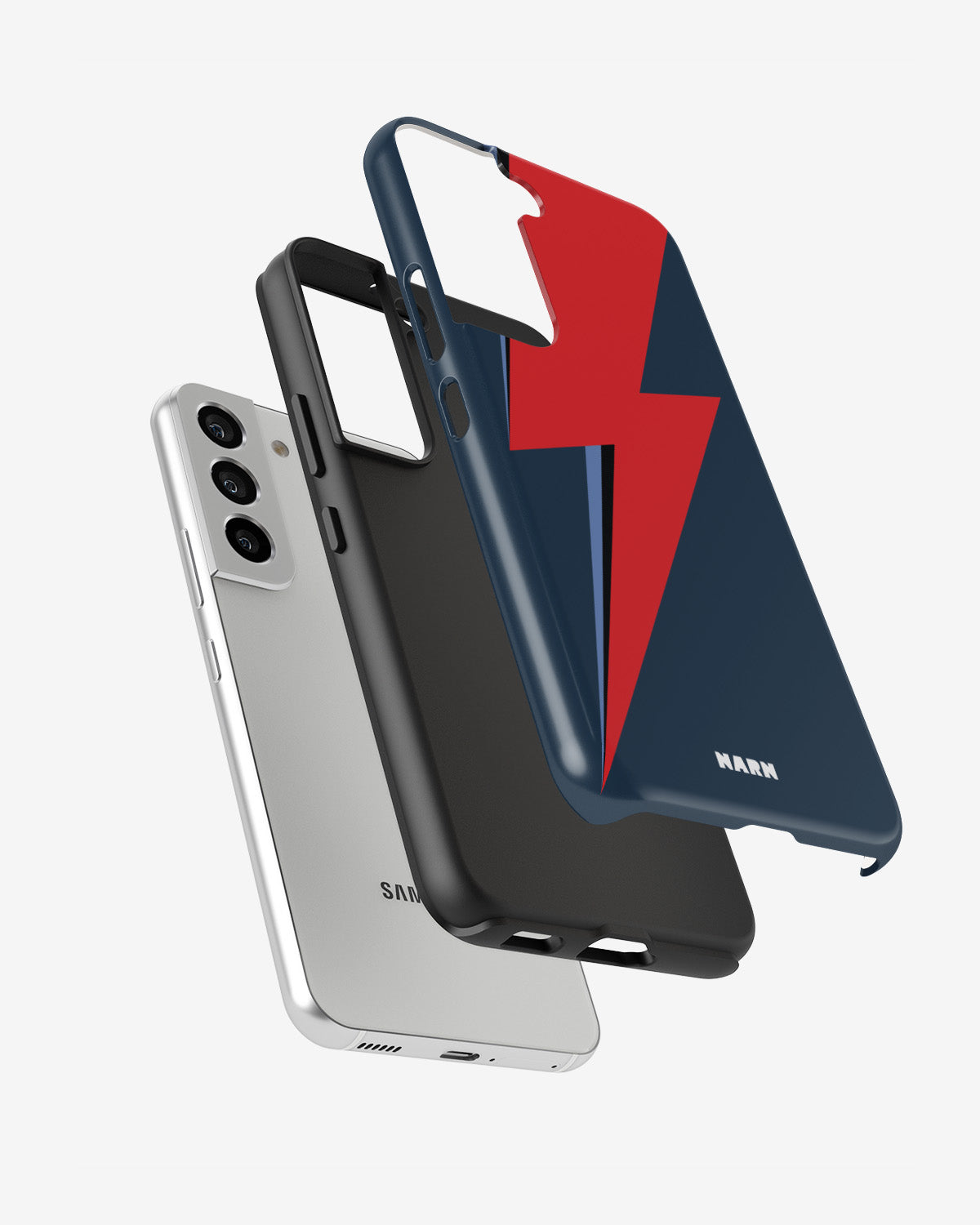 Samsung Galaxy S21 FE Tough Case – Blue Bowie - View 2