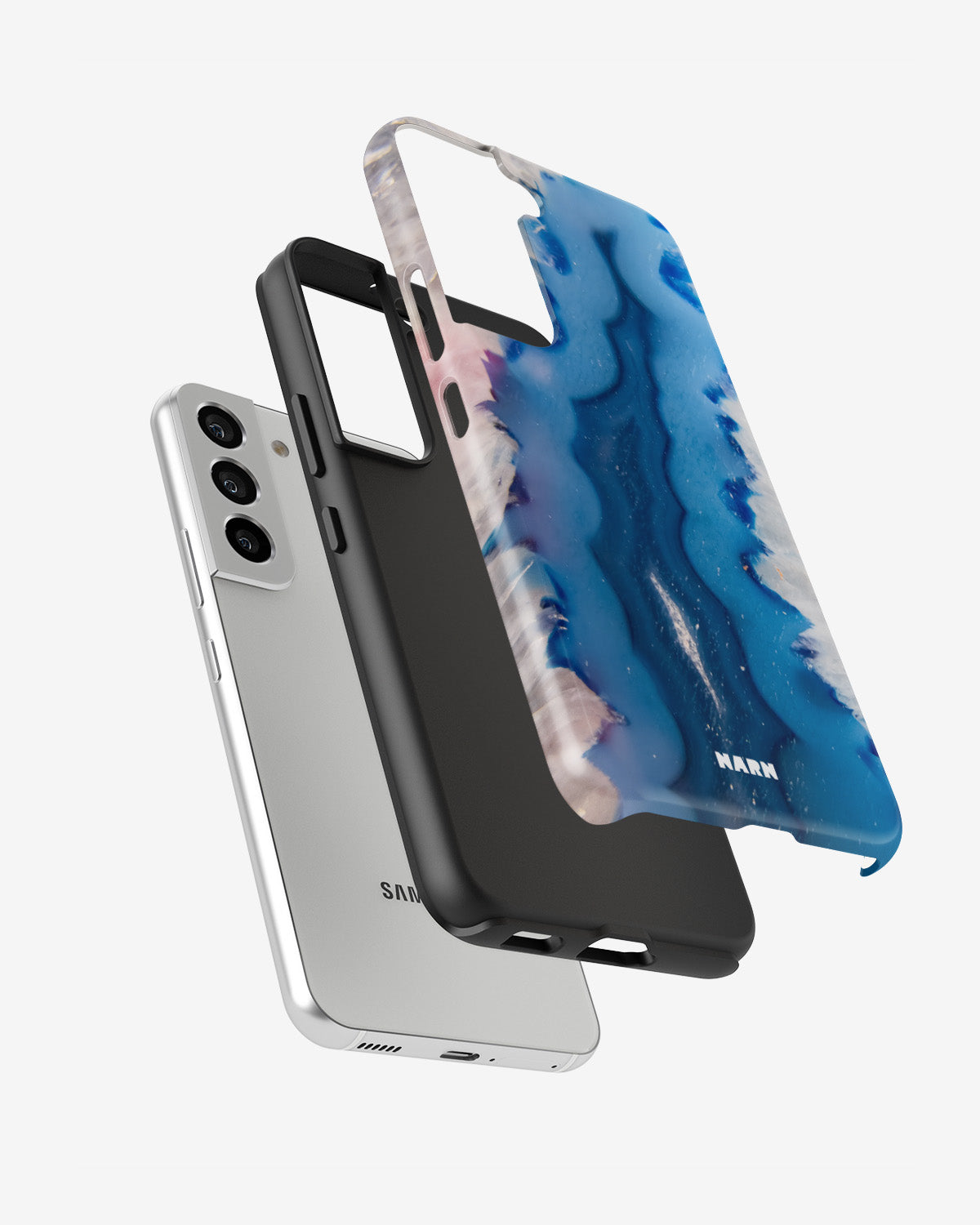 Samsung Galaxy S21 FE Tough Case – Blue Agate - View 2