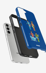 Samsung Galaxy S21 FE Tough Case – Beatles Blue - View 2