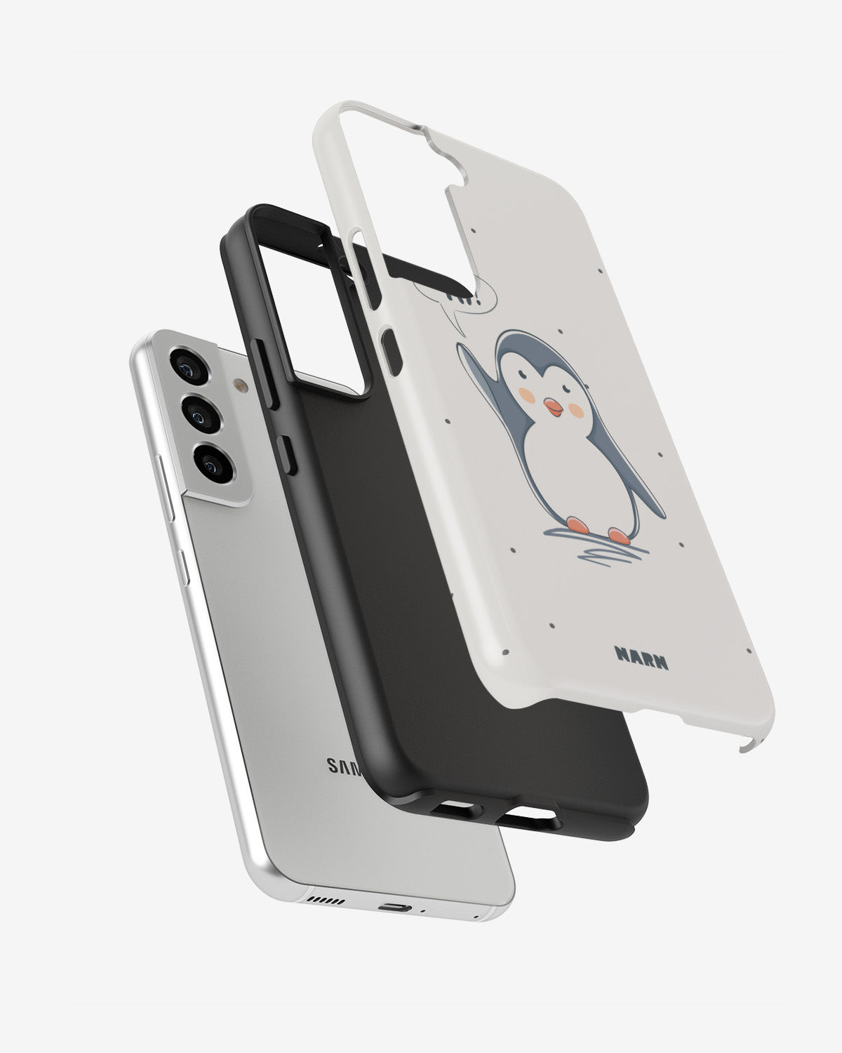Samsung Galaxy S21 FE Tough Case – Cute Penguin - View 2