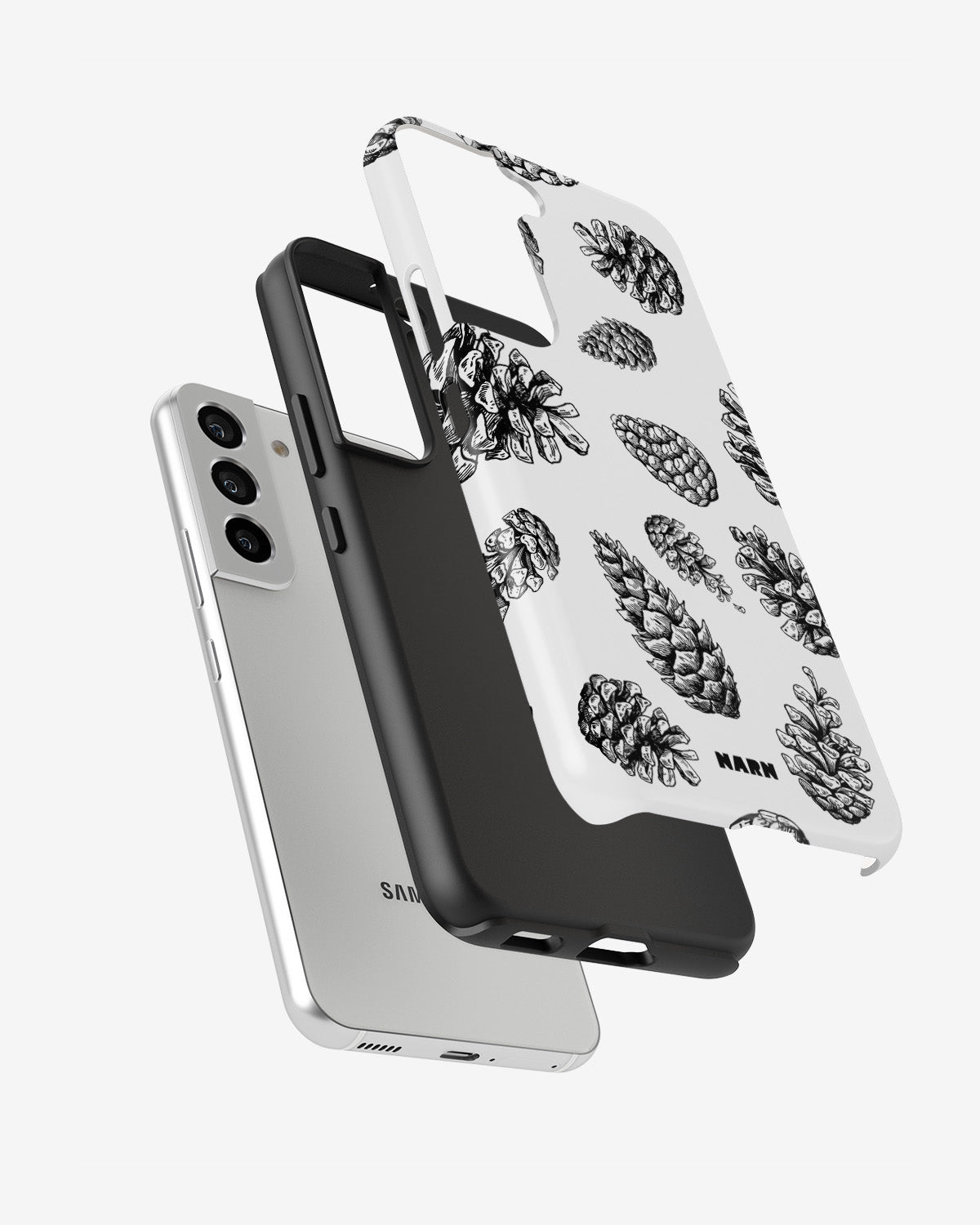 Samsung Galaxy S21 FE Tough Case – Pine Cones - View 2