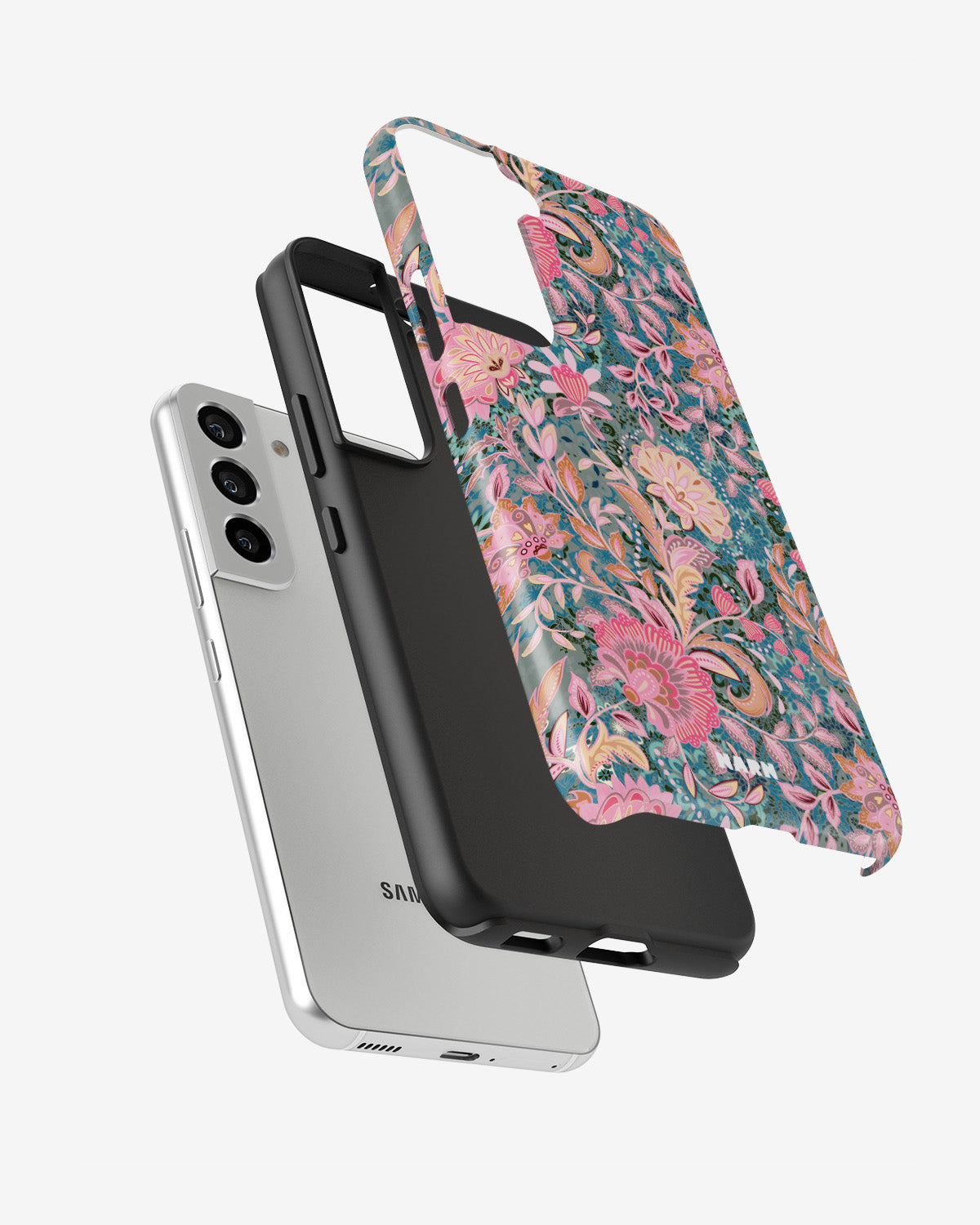 Samsung Galaxy S21 FE Tough Case – Fantasy Flowers - View 2