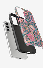 Samsung Galaxy S21 FE Tough Case – Fantasy Flowers - View 2