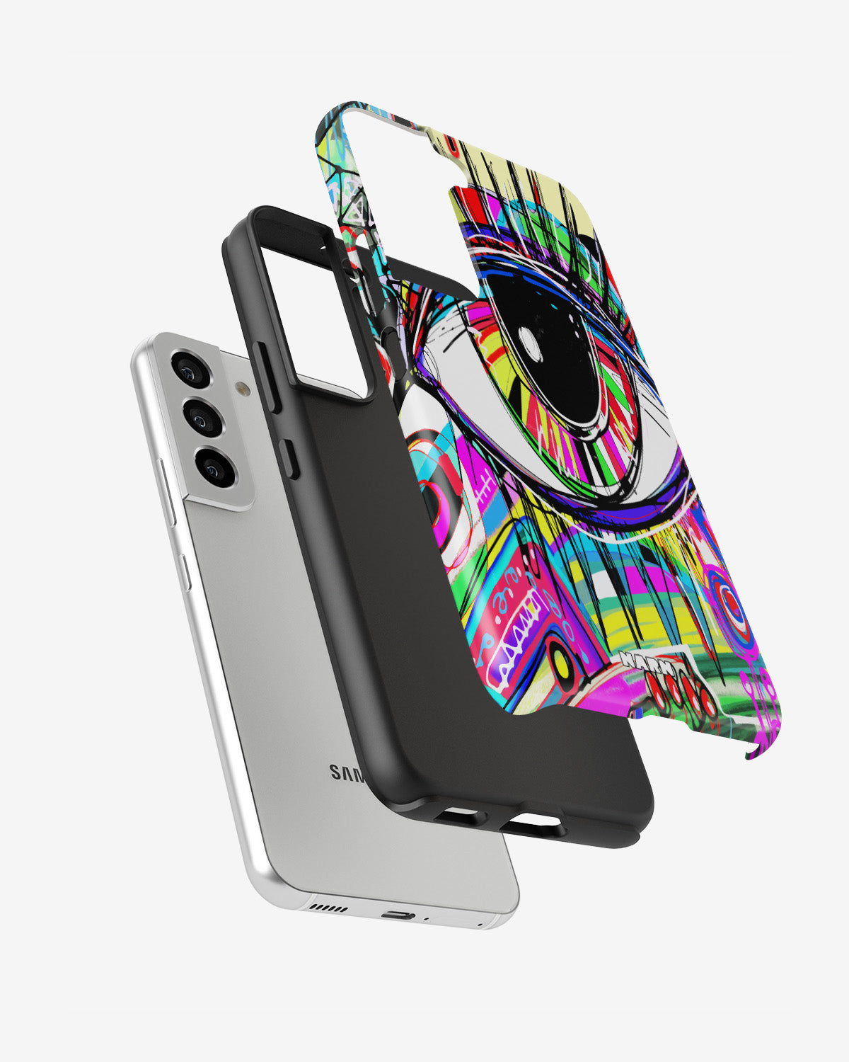 Samsung Galaxy S21 FE Tough Case – Abstract Eye - View 2