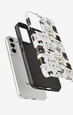 Samsung Galaxy S21 FE Tough Case – Cartoon Cats - View 2