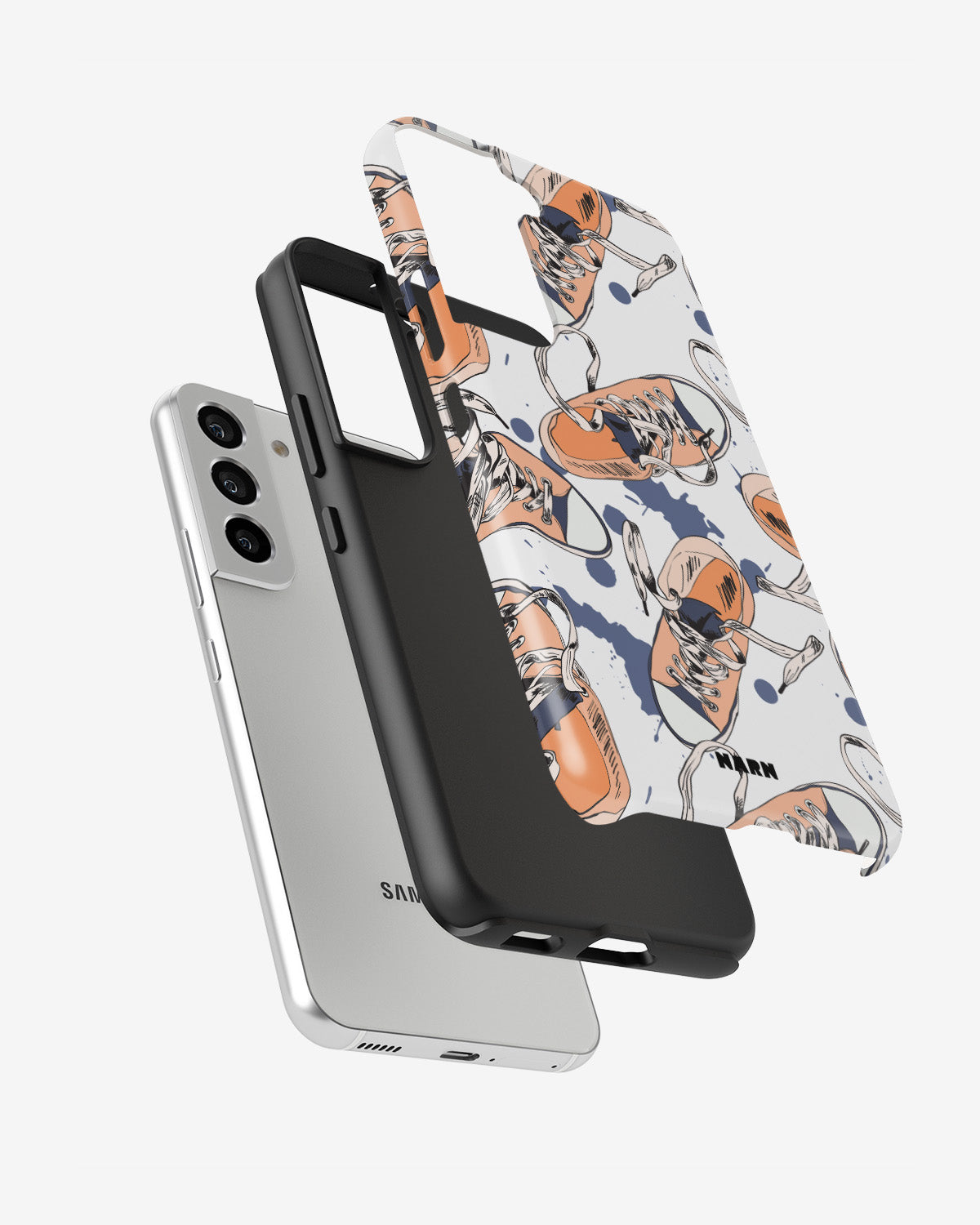 Samsung Galaxy S21 FE Tough Case – Apricot Sneakers - View 2