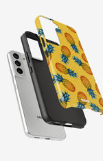 Samsung Galaxy S21 FE Tough Case – Sunny Pineapple - View 2