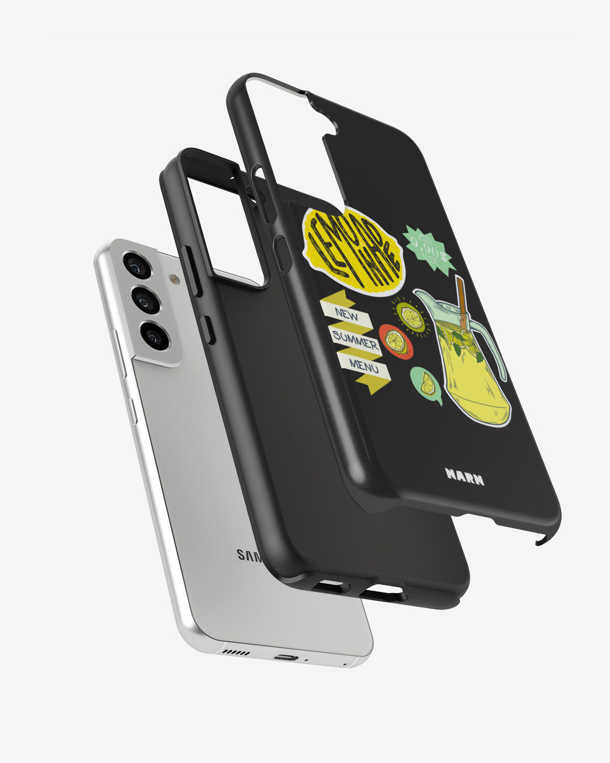 Samsung Galaxy S21 FE Tough Case – Lemon Summer - View 2