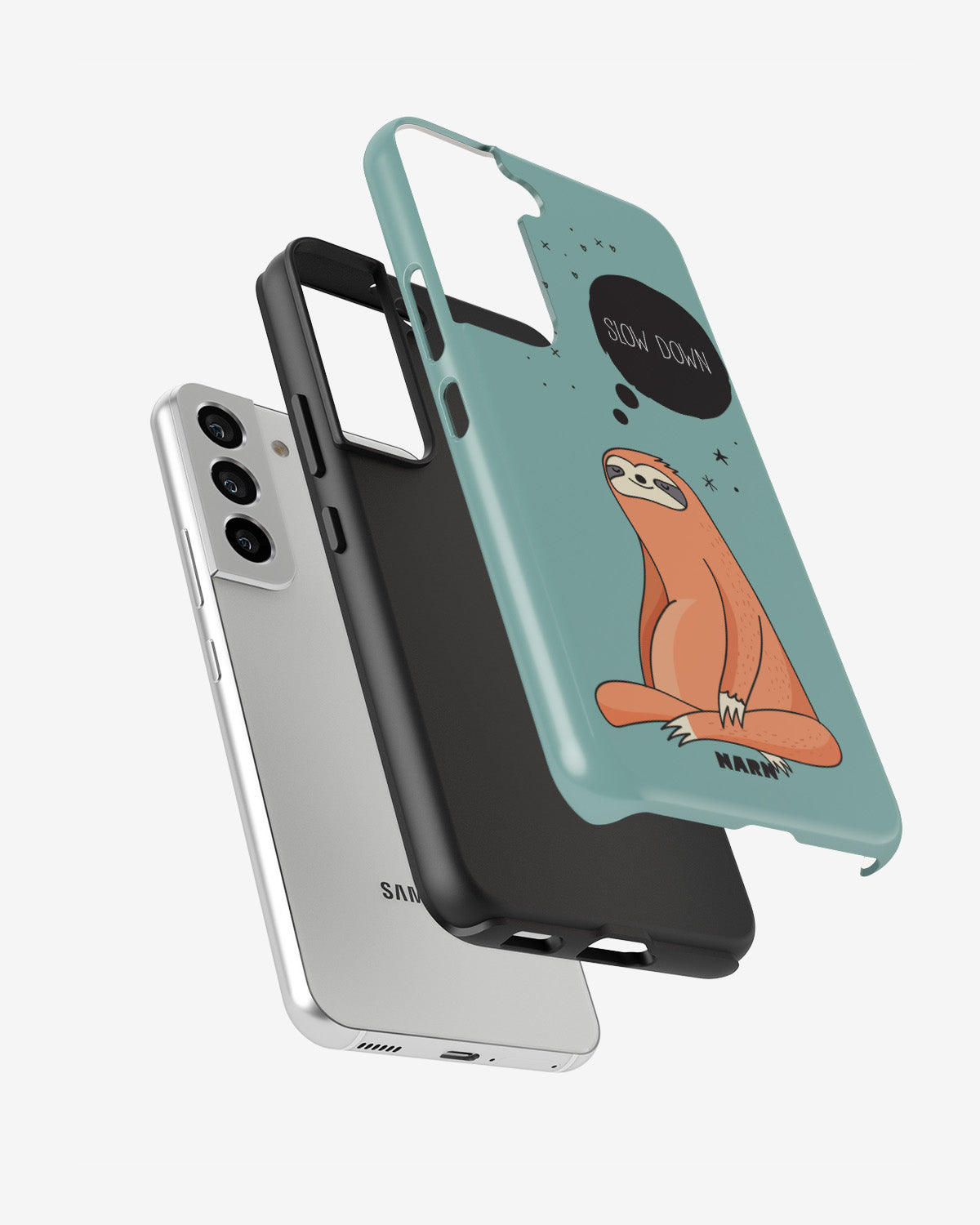 Samsung Galaxy S21 FE Tough Case – Slow Down Sloth - View 2