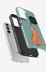 Samsung Galaxy S21 FE Tough Case – Slow Down Sloth - View 2