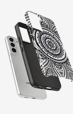 Samsung Galaxy S21 FE Tough Case – Henna Mandala - View 2