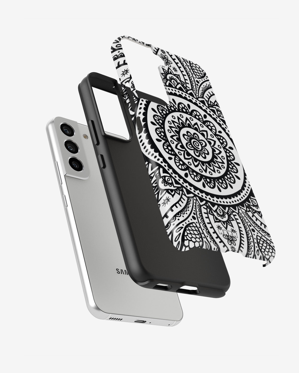 Samsung Galaxy S21 FE Tough Case – Henna Mandala - View 2