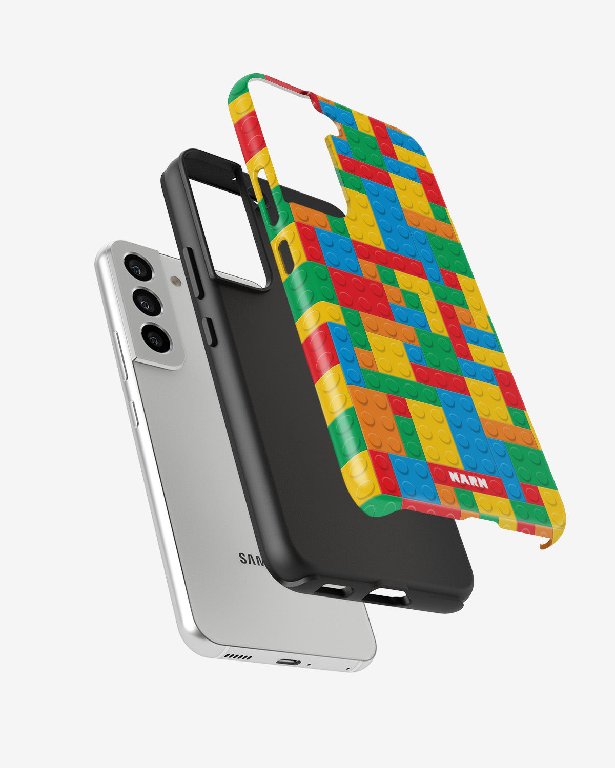 Samsung Galaxy S21 FE Tough Case – Building Bricks - View 2