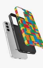 Samsung Galaxy S21 FE Tough Case – Building Bricks - View 2