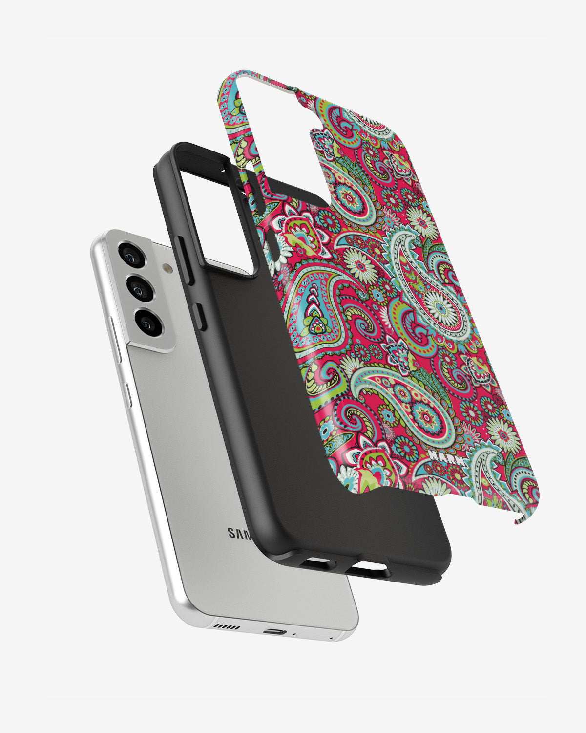 Samsung Galaxy S21 FE Tough Case – Paisley Paradise - View 2