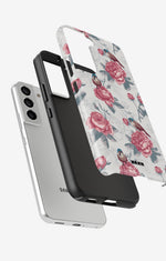 Samsung Galaxy S21 FE Tough Case – Birds Among Roses - View 2