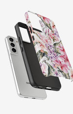 Samsung Galaxy S21 FE Tough Case – Watercolor Flowers - View 2