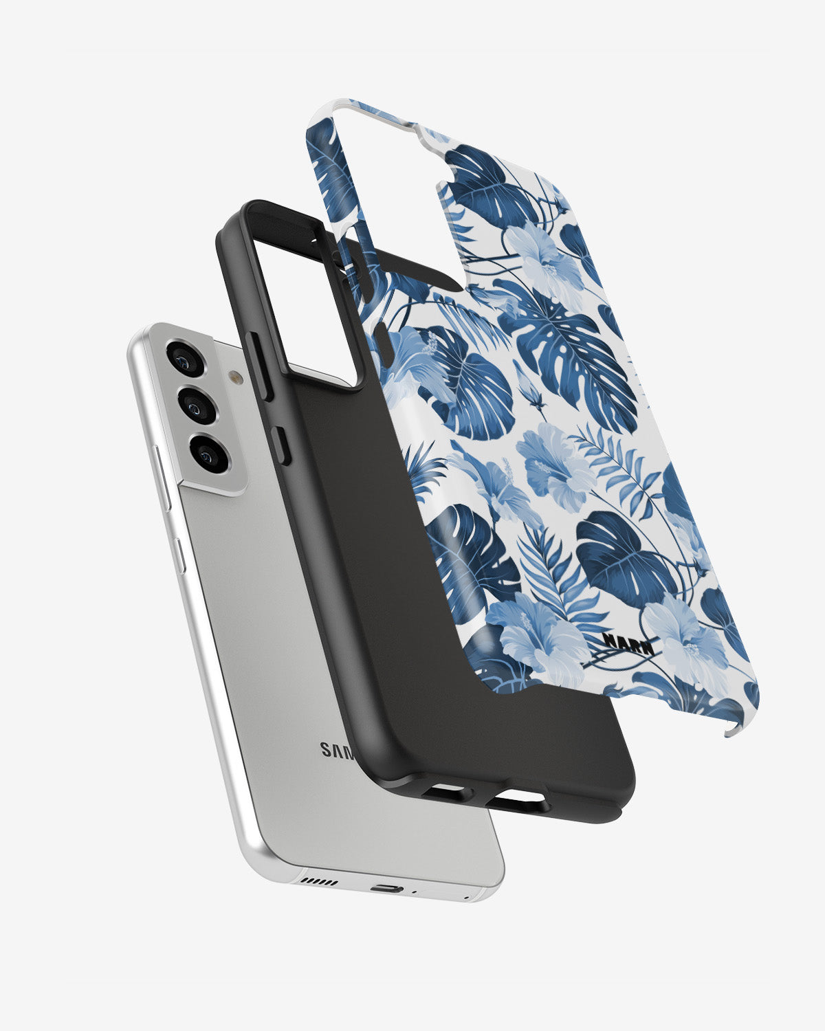 Samsung Galaxy S21 FE Tough Case – Blue Tropics - View 2