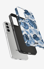 Samsung Galaxy S21 FE Tough Case – Blue Tropics - View 2