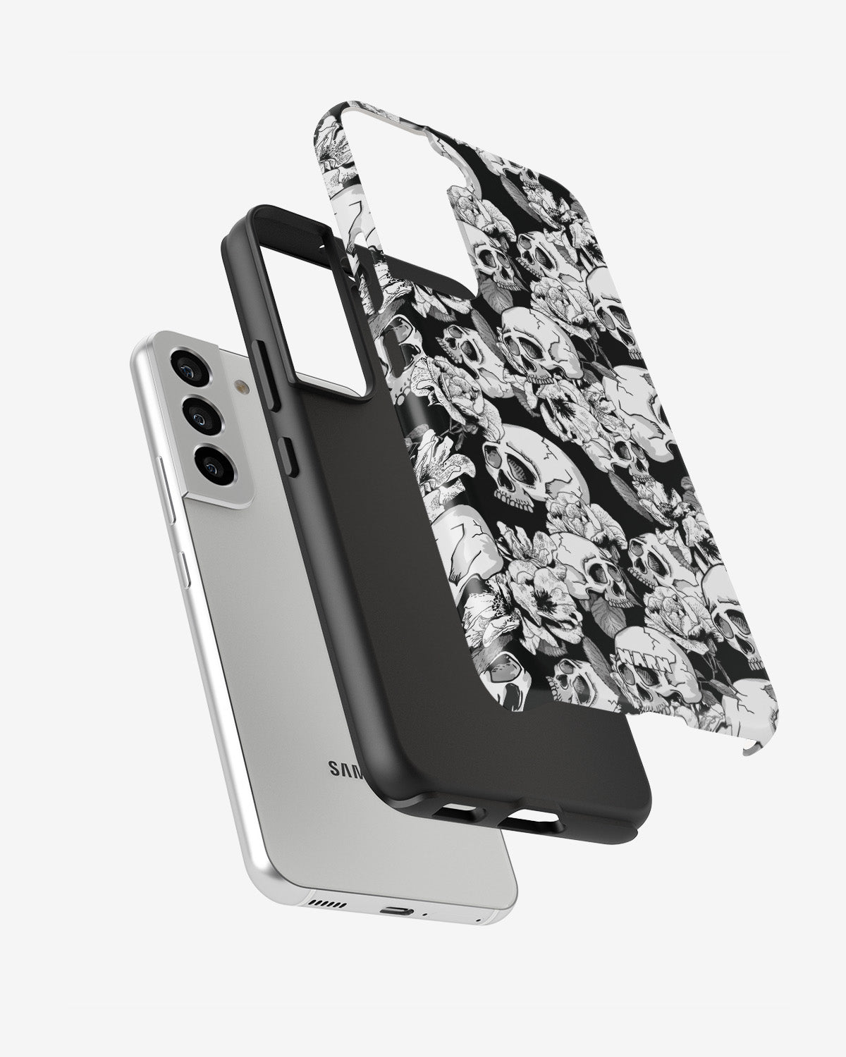 Samsung Galaxy S21 FE Tough Case – Skull Garden - View 2