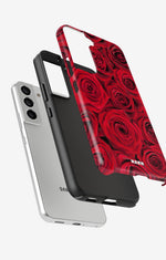Samsung Galaxy S21 FE Tough Case – Red Roses - View 2