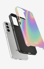 Samsung Galaxy S21 FE Tough Case – Rainbow Haze - View 2