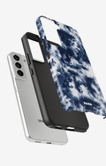 Samsung Galaxy S21 FE Tough Case – Tie Dye Blue - View 2