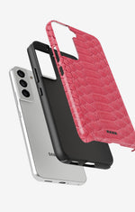 Samsung Galaxy S21 FE Tough Case – Pink Snake - View 2