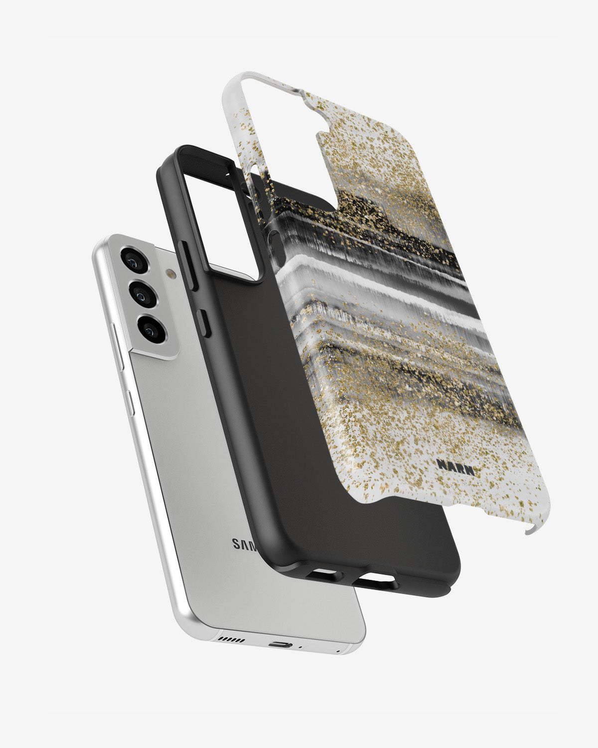 Samsung Galaxy S21 FE Tough Case – Sparkly Tie Dye - View 2