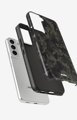 Samsung Galaxy S21 FE Tough Case – Jungle Green Camo - View 2