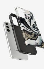 Samsung Galaxy S21 FE Tough Case – Golden Swirl - View 2
