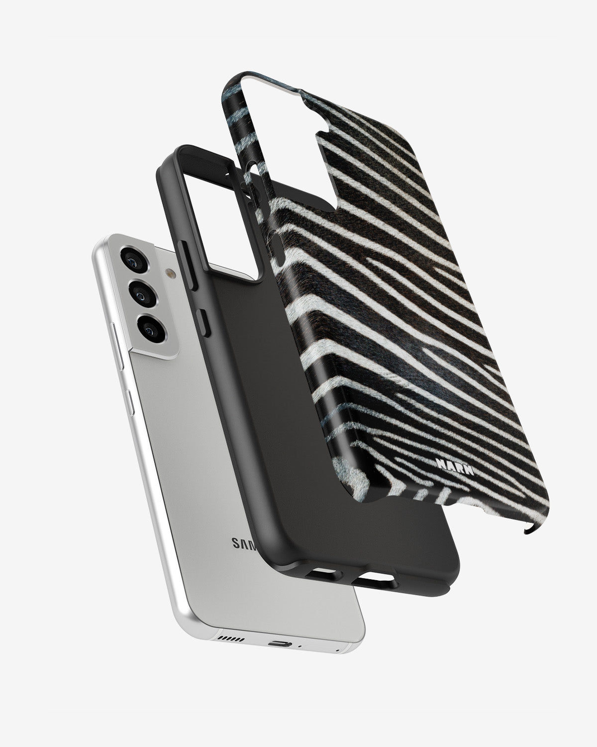 Samsung Galaxy S21 FE Tough Case – Zebra Stripe - View 2