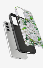 Samsung Galaxy S21 FE Tough Case – White Bloom - View 2
