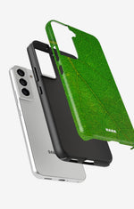 Samsung Galaxy S21 FE Tough Case – Green Leafy - View 2