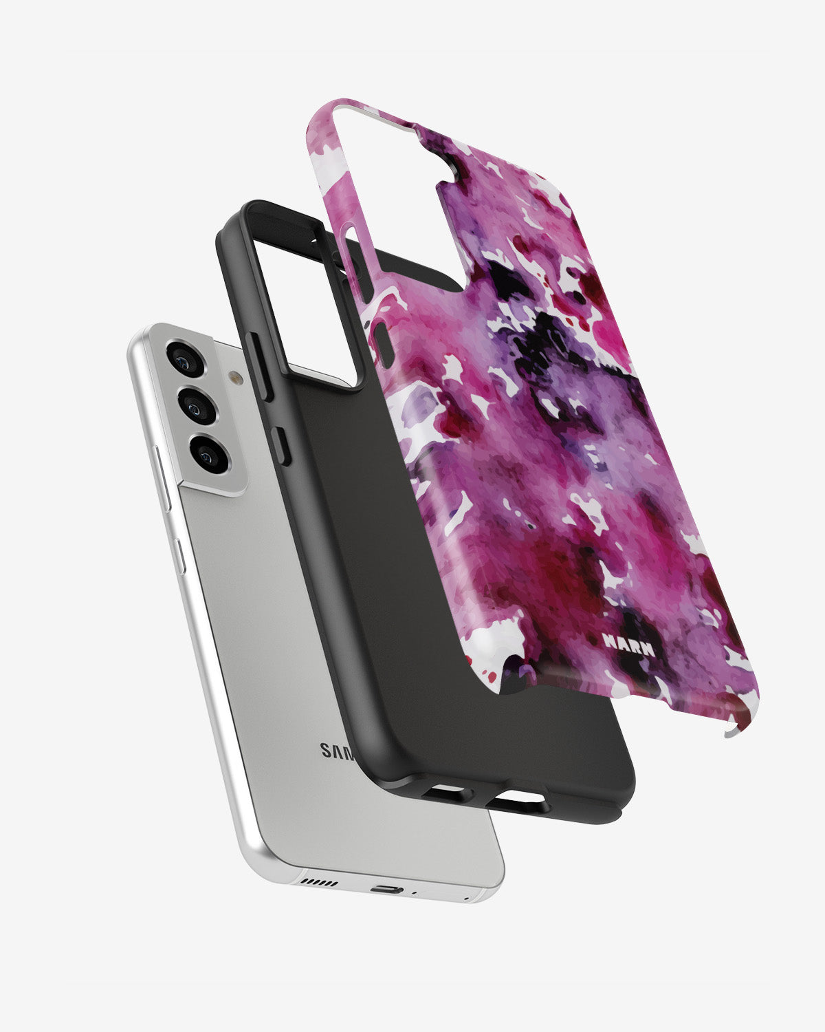 Samsung Galaxy S21 FE Tough Case – Floral Splash - View 2
