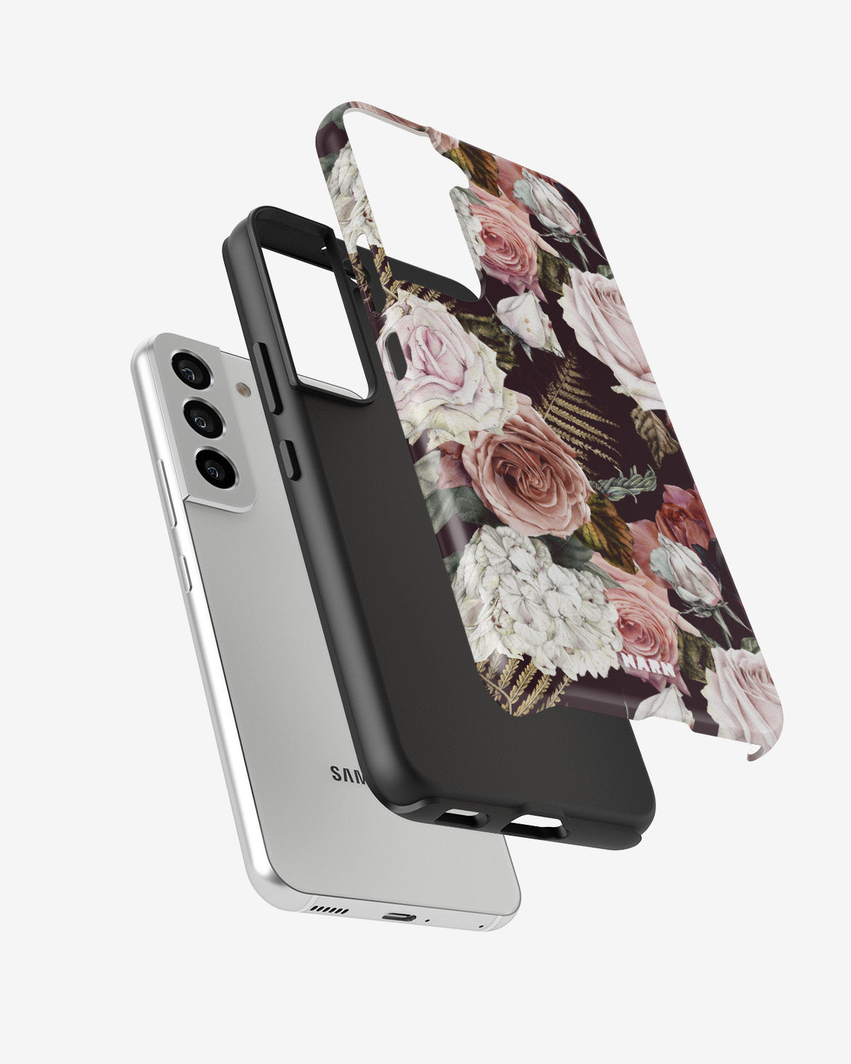 Samsung Galaxy S21 FE Tough Case – Midnight Roses - View 2