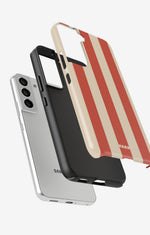 Samsung Galaxy S21 FE Tough Case – Sunset Stripes - View 2